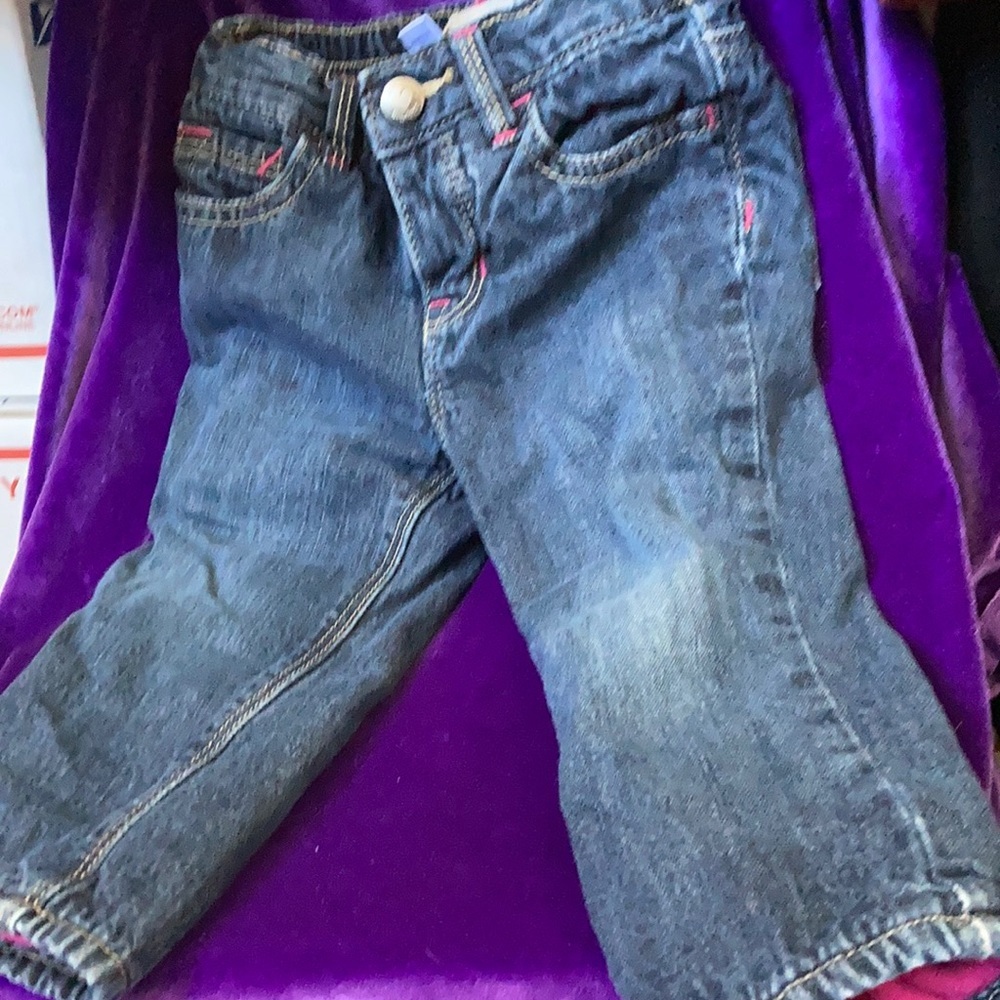 FINAL MARKDOWN Infant baby gap fleece lined jeans 12-18 months